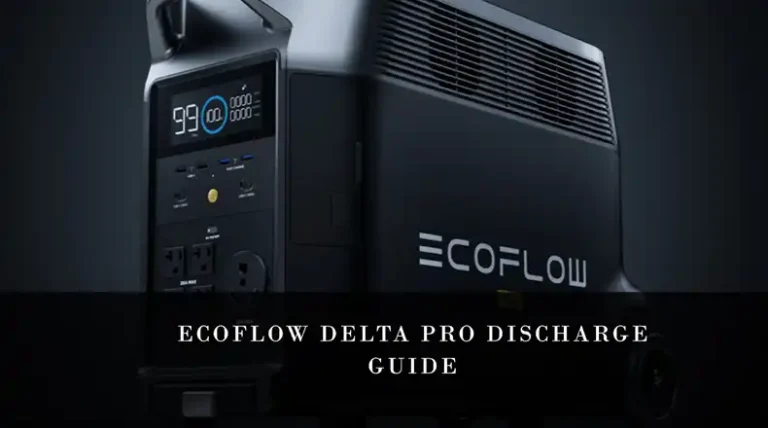 How to Discharge EcoFlow DELTA Pro