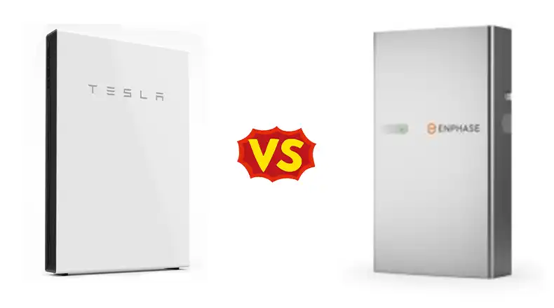 Tesla vs Enphase Solar Batteries