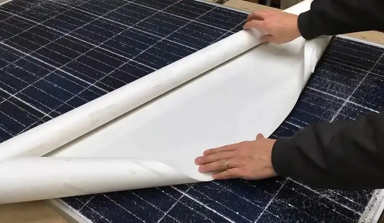 Covering The Panel With Laminating Film