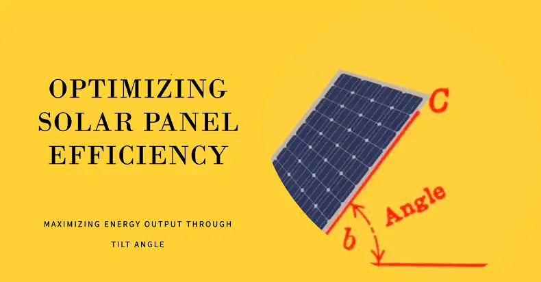 How Much Does Tilt Angle Affect Solar Panels