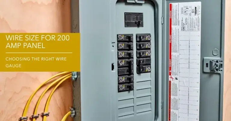 What Size Wire Do I Need for a 200 Amp Service? With Wire Chart